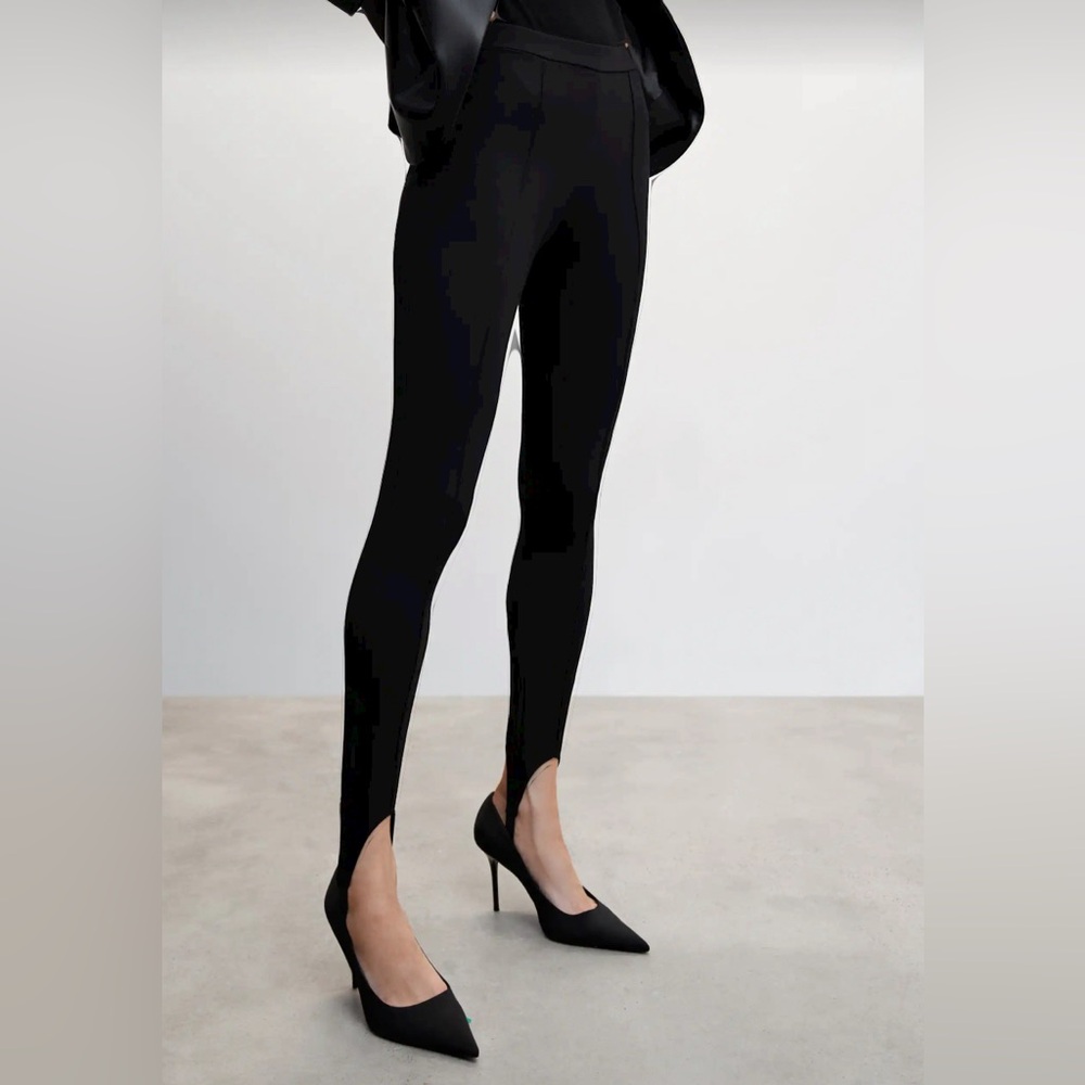 Mango strap leggings.